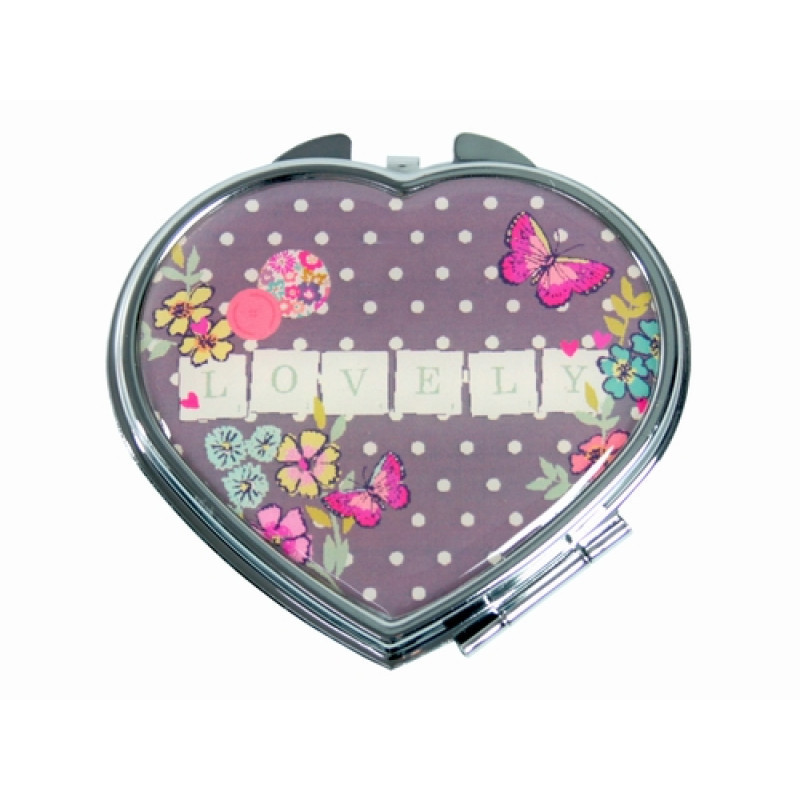 Зеркальце карманное черное в горошек Киев - изображение 1