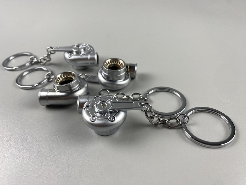 Брелок турбіна ТКР (турбокомпресор) свисток, брелок на ключі для водія, брелок-свисток ТКР сріблястий Мукачево - фото 3