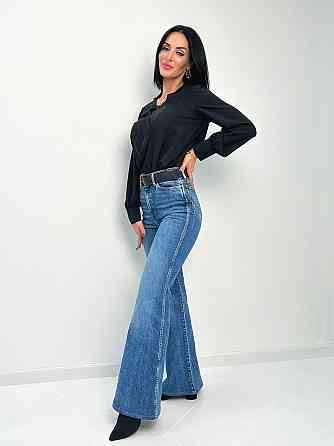 Жіноча блуза з довгим рукавом "Verona" оптом | Норма і батал Чорний, 42-44 Київ