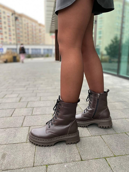 Черевики жіночі EDAN 78/1 шоколадні (зима, шкіра натуральна) (6150) Коломия - фото 8
