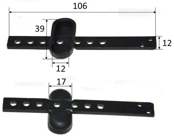 Шток лобзика велика чарка L105 h12 чарка 34*12 Полтава - изображение 1