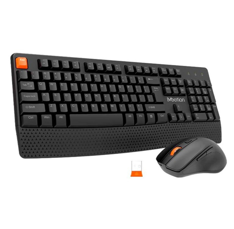 Набір 2 в 1 бездротова клавіатура та мишка Combo MeeTion MT-C4130, чорний Вінниця - фото 1