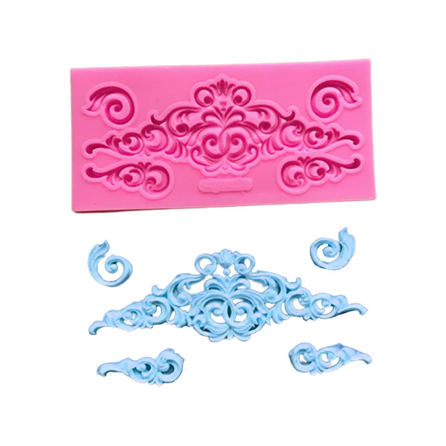 Молд силиконовый Абстракция 132 на 64 мм розовый Киев - изображение 8