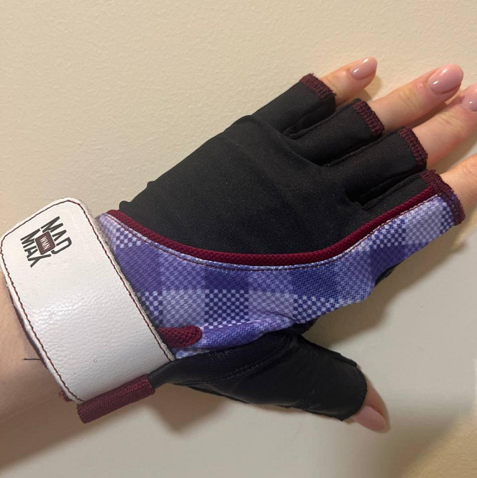 Рукавички для фітнесу MadMax MFG-911 Nine-eleven Black / perpito L Кам'янське - фото 2