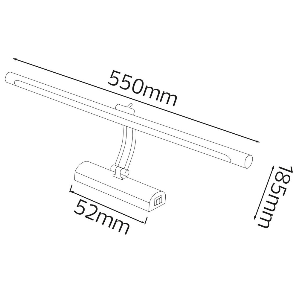 Підсвітка дзеркал-картин LED "ANKA-12" 12W 4200K Київ - фото 2