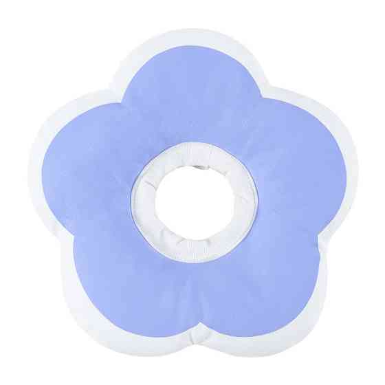 Мягкий воротник-подушка для кошек DT1018 послеоперационный защитный от вылизывания L Purple Київ