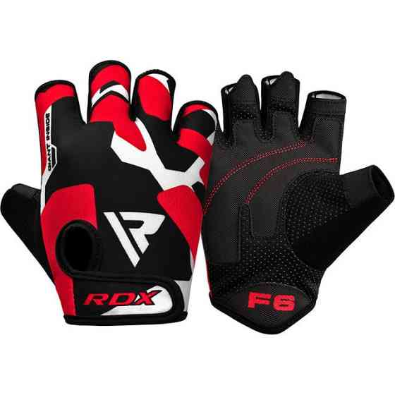 Рукавички для фітнесу RDX F6 Sumblimation Red M Каменское