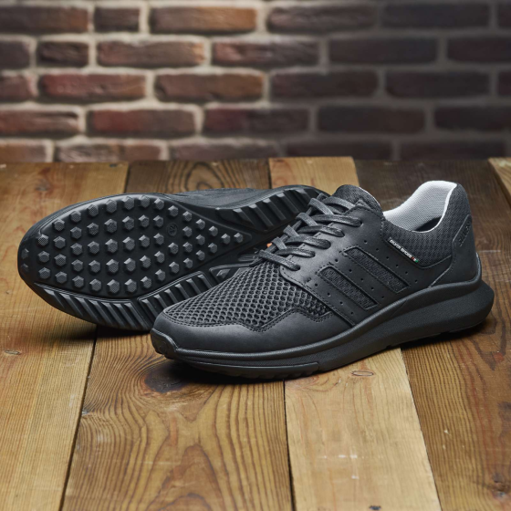 Літні шкіряні мокасини сітка чорні чоловіче взуття 192 черн Харків