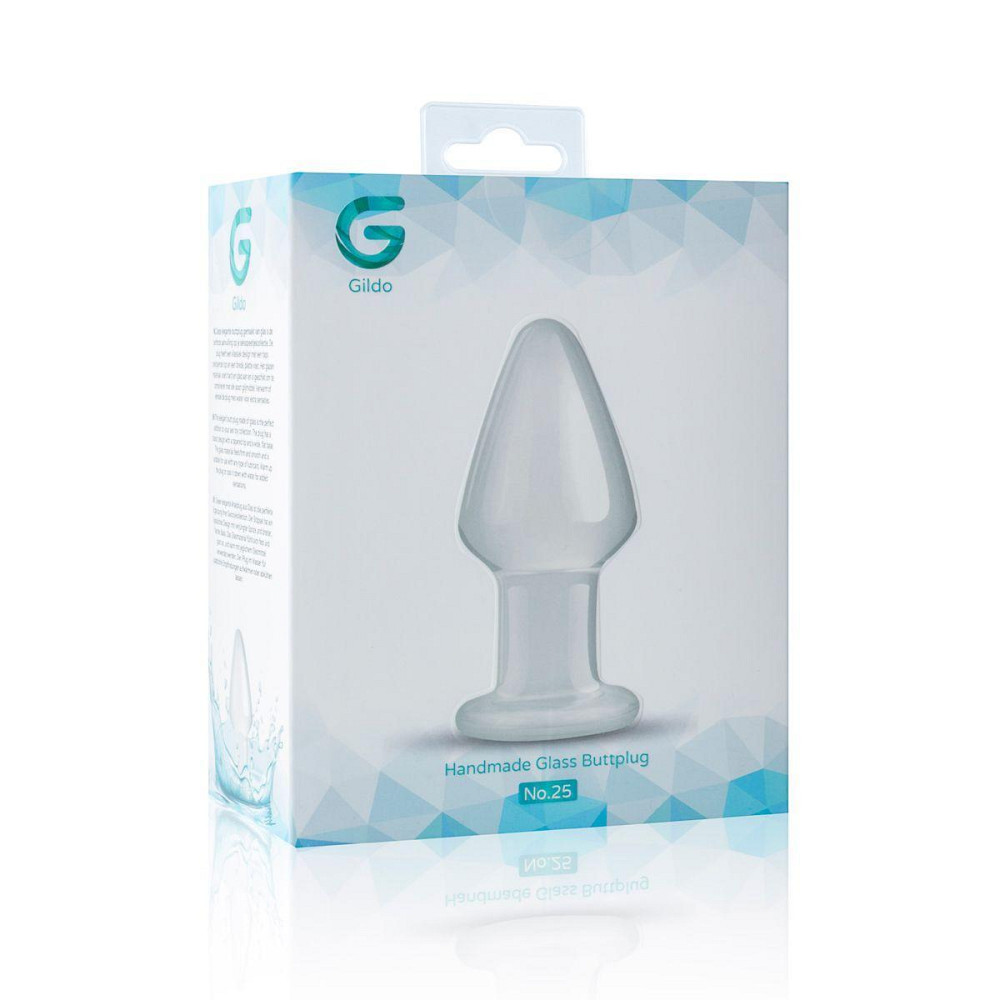 Стеклянная анальная пробка Gildo Glass Buttplug No. 25 Sex Aura Киев - изображение 4