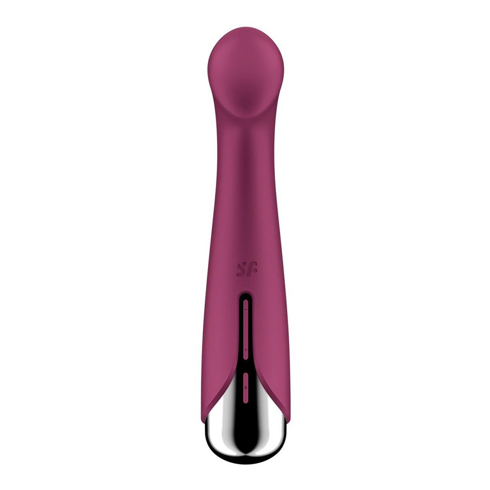 Вібратор з ротацією Satisfyer Spinning G-Spot 1 Red, плоский майданчик для стимуляції точки G Sex Aura Київ - фото 6