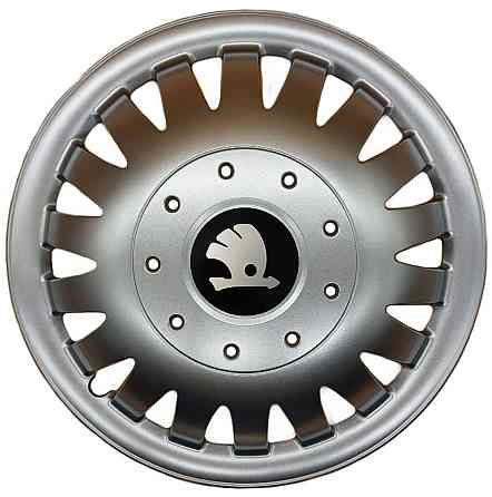 Автомобільні модельні ковпаки R15 Skoda 320 4шт, SJS, сріблясті Вінниця