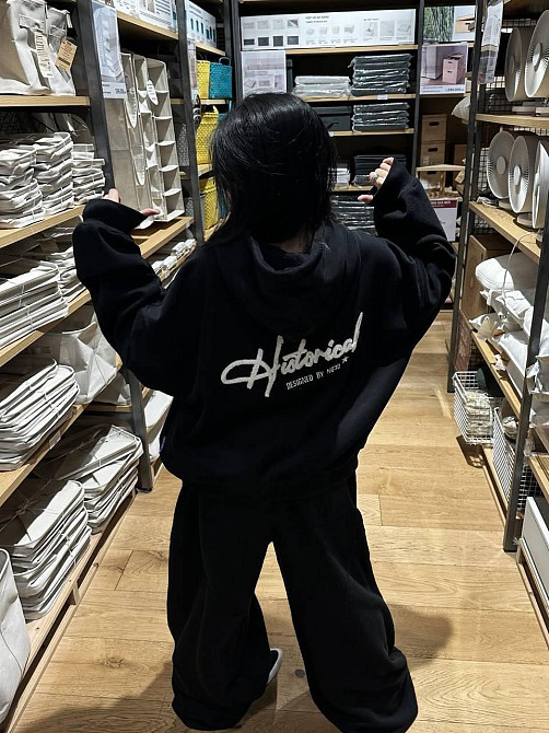 Женский стильный повседневный оверсайз-костюм  тринитка на флісі Одесса - изображение 5