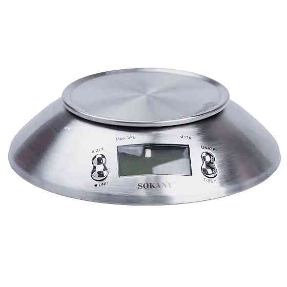 Ваги кухонні Sokany SK1204 електронні 5 кг з чашею SK1204 Коломия