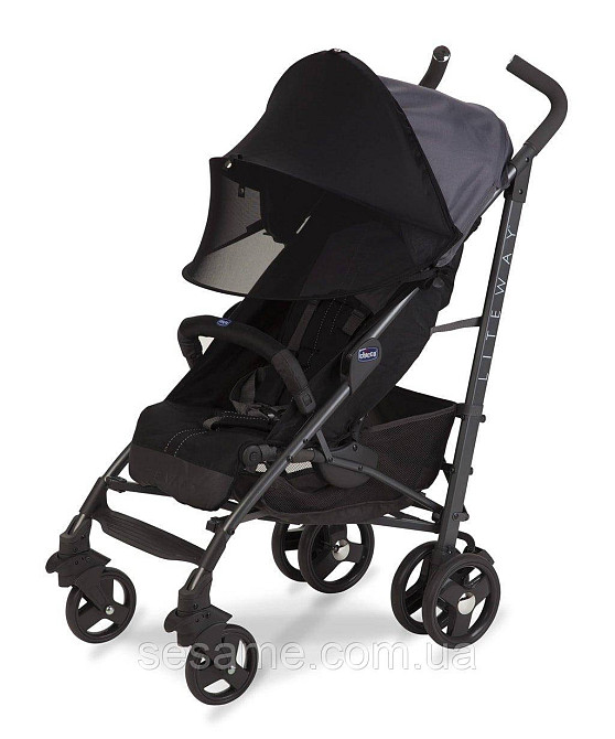 Солнцезащитный козырек на коляску двойной чёрный Кап Double Shade Харьков - изображение 7