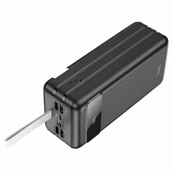 Зовнішній акумулятор HOCO J86B Electric 22.5W fully compatible power bank(60000mAh) Black Киев