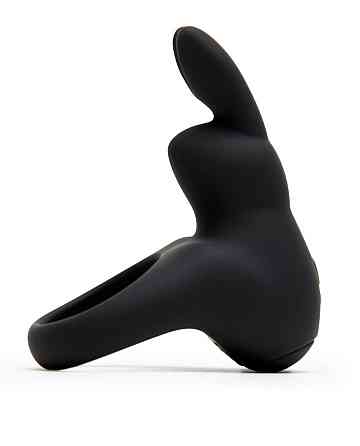 Ерекційне кільце для члена Happy Rabbit, що перезаряджається, чорне Sex Aura Київ