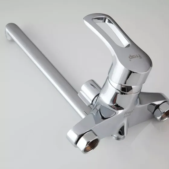 Змішувач для ванни з душовим гарнітуром Frap F2266 хром Київ