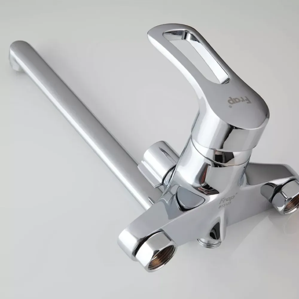 Смеситель для ванны с душевым гарнитуром Frap F2266 хром Киев - изображение 5