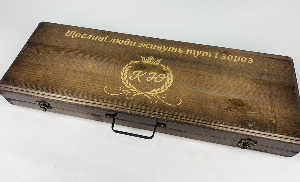 Подарунковий набір шампурів в дерев'яному кейсі для пікніка ПІКНІК MAX HAPPY DAYS Тернопіль - фото 5