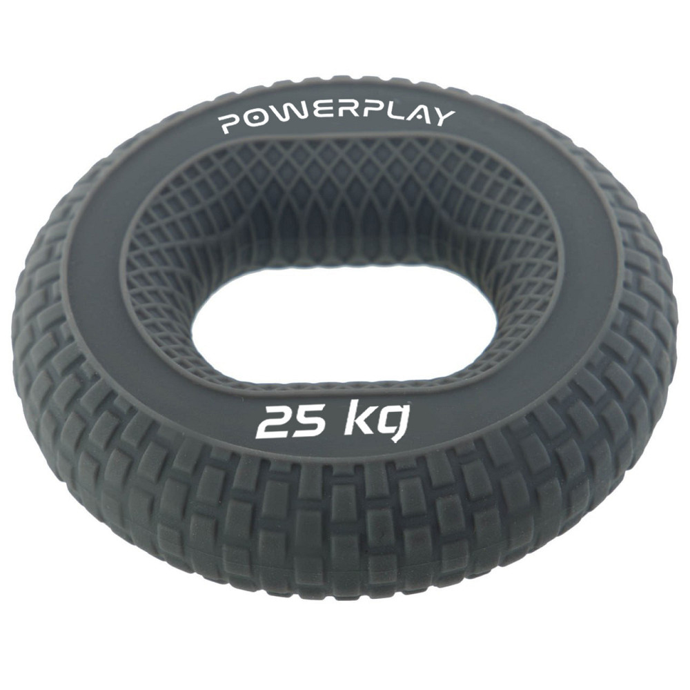 Еспандер кистьовий силіконовий PowerPlay PP-4333 Hand Grip Large 25 кг. Сірий Каменское - изображение 2