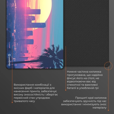 Коврик для мышки GamePro MP275S Speed/Control Black (MP275S) Винница - изображение 9