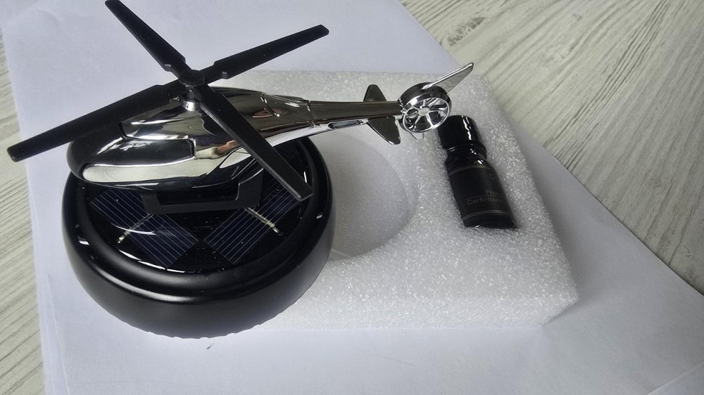 Ароматизатор диффузор эфирных масел Вертолет для автомобиля (Черный) Винница - изображение 4