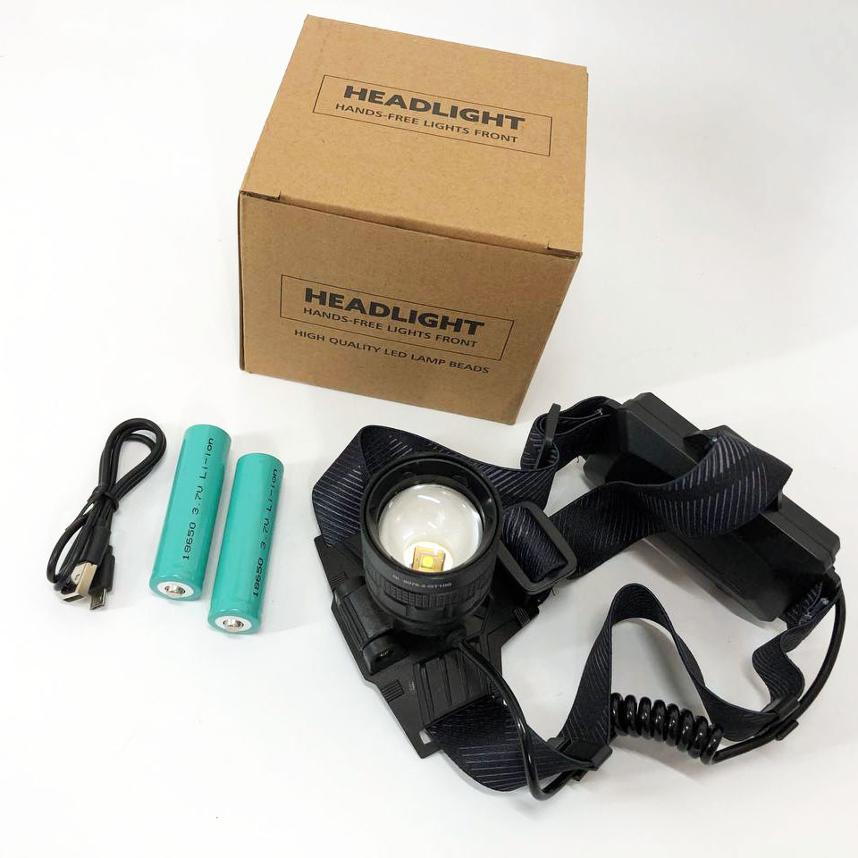 Фонарь на голову для бега Bailong BL-8076-2-GT100, Головной фонарь аккумуляторный светодиодный мощный WJ-31 Львов - изображение 8