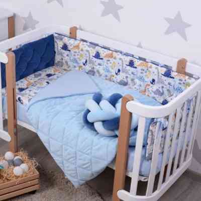 Детский постельный набор Верес Velour Dino 5 едениц (218.03) Винница