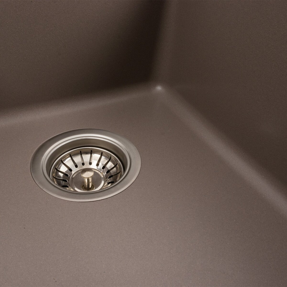 PLATINUM Гранітна мийка для кухні Platinum 9950 PANDORA матова Дюна Київ - фото 5