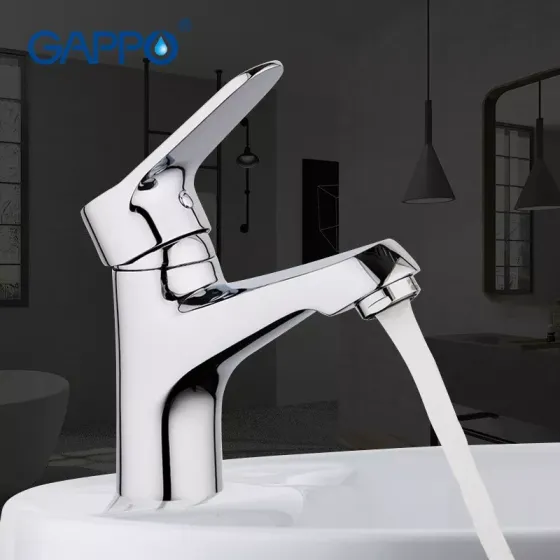Змішувач для умивальника GAPPO G1036 хром Київ