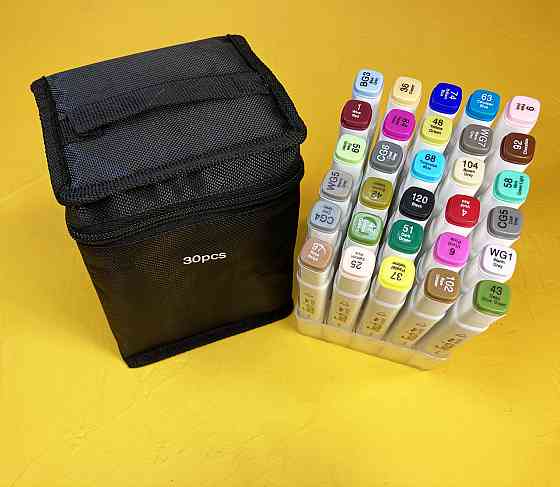 Маркери TOUCH 30 кольорів! Набір якісних двосторонніх маркерів для скетчингу на спиртовій основі! Кам'янець-Подільський