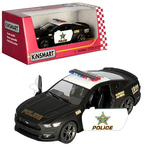 Машинка KT5386WP інерц., мет., поліція, 1:38, відкр. двері, гумові колеса, кор., 16-7-8 см, шт Киев - изображение 1