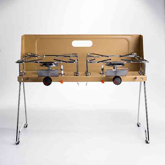 Газова плита портативна кемпінгова з п'єзопідпалом 5200 Вт HP-DS3-6 Коломыя