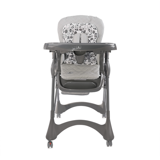 Детский регулируемый стульчик для кормления младенцев Bellissimo Cool Grey Pu Leather Lorelli Светло-серый Кривой Рог