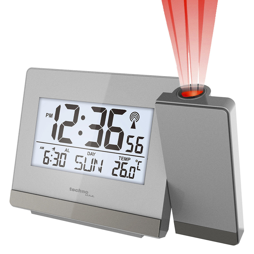 Часы проекционные Technoline WT538 Silver/Anthracite (WT538) Киев - изображение 1