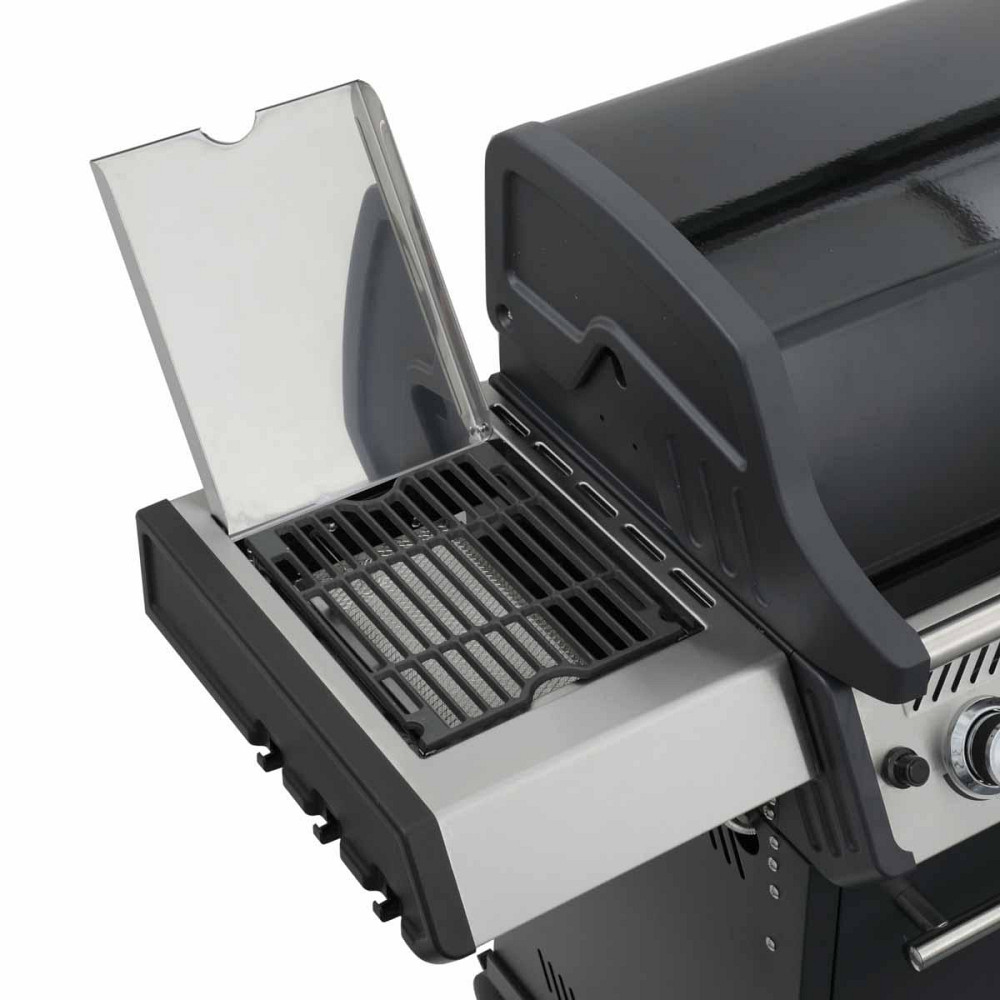 Газовий гриль SANTOS S-418 Black, з бічним і заднім пальниками, чорний 900297 Код: 010957 Рівне - фото 3