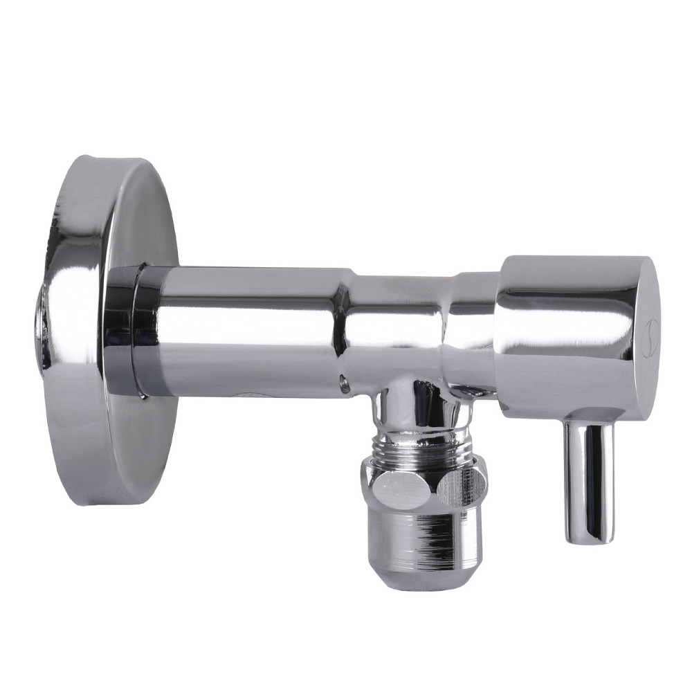 Кран полуоборотный угловой с цангой SOLOMON 1/2″х 3/8″ Lazer 7076 (000002250) Киев - изображение 3