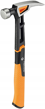 Универсальный Молоток - гвоздодер столярный Fiskars IsoCore (M) 16oz/13.5