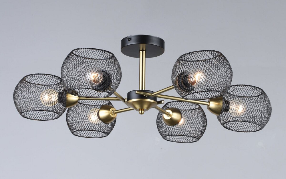 VALESO Люстра в стилі лофт B N6565/6 BK+COP Коломыя - изображение 1