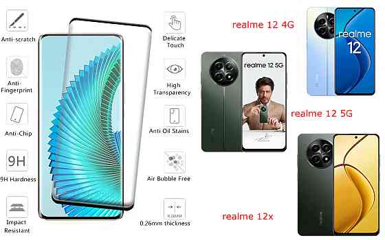 Захисне скло HyperGlass Pro для realme 12 4G, realme 12 5G, realme 12x – максимальна чутливість та захист Київ