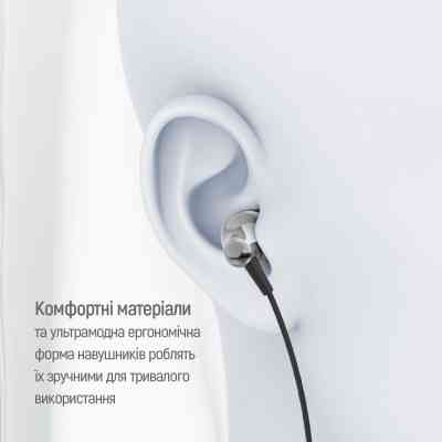 Наушники ColorWay Slim 3.5 mm Wired Earphone Blast 1 Black (CW-WD01BK) Винница