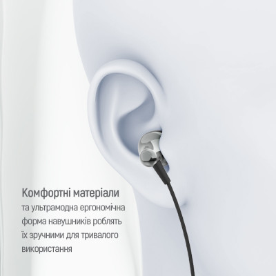 Наушники ColorWay Slim 3.5 mm Wired Earphone Blast 1 Black (CW-WD01BK) Винница - изображение 5