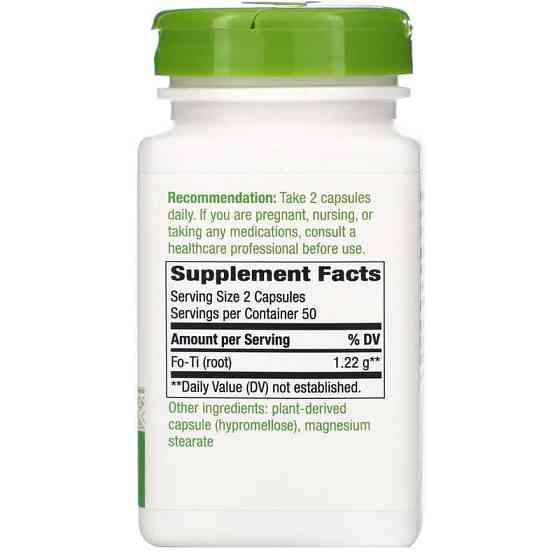 Горець багатоквітковий Nature's Way Fo-Ti 1220 мг 100 веганських капсул Київ