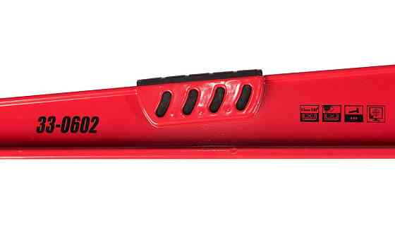 MASTERTOOL Рівень муляра ударний MASTERTOOL 60 см із дзеркалом 2 капсули 0.5 мм/м 0.03° фрезеро Коломия