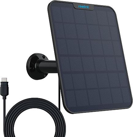 Солнечная панель Reolink 6W для видеокамер, водостойкая, с крепежом, панель питания для аккумуляторн Киев - изображение 1