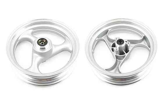 Диск колеса 3,50*13 (перед, диск) (легкосплавний) (сріблястий) ZY Мукачево