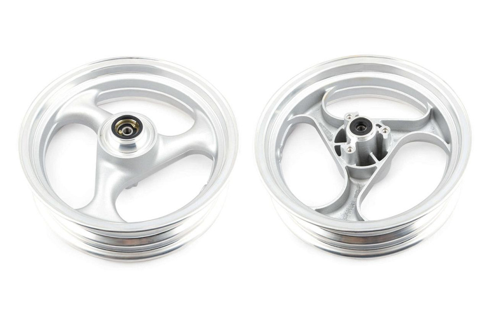 Диск колеса 3,50*13 (перед, диск) (легкосплавний) (сріблястий) ZY Мукачево - фото 1