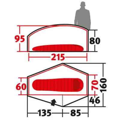 Палатка Wechsel Exogen 1 ZG Green (231048) Винница