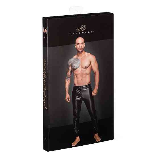Чоловічі трегінси Noir Handmade H063 Powerwetlook treggings, XL, мокрий ефект Sex Aura Київ