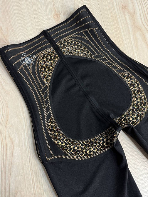 Лосины женские Clover 9975-1 с высокой талией корректирующие push up черные, черный, S Киев - изображение 13